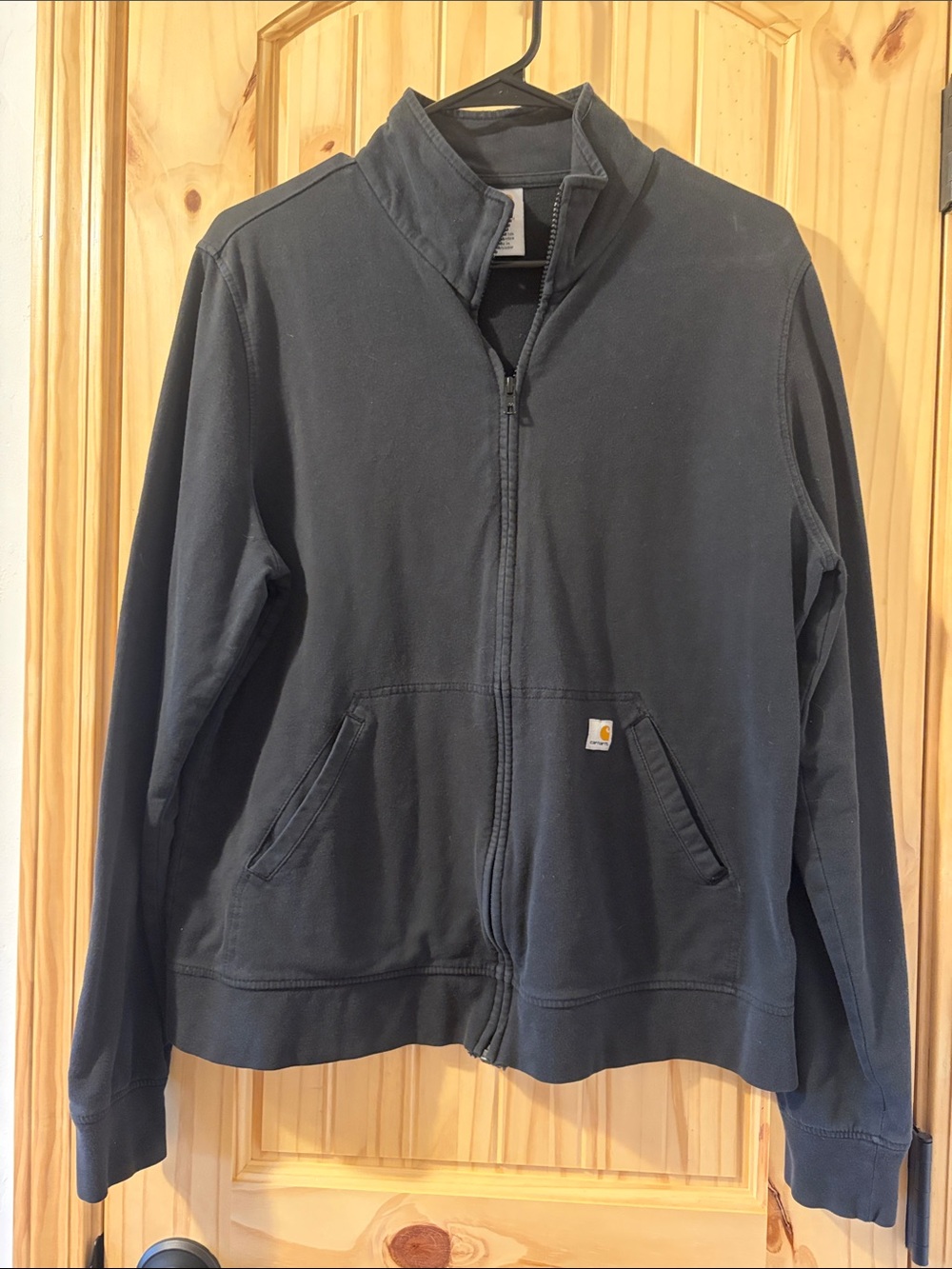 Carhartt Charcoal Full-Zip Pocket Jacket